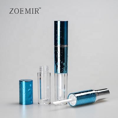 China Empty lip gloss cosmetic fancy tubes container,glitter lip gloss in fancy tube,empty lip gloss plastic tube for sale