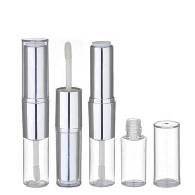 China Double Side Containers Duo Ended Makeup Packaging Luxury Lipstick&Lip Gloss Tube for sale