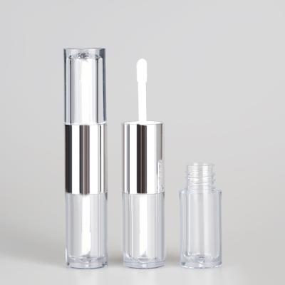 China Cosmetics Double Sides Lip Gloss And Lip Gloss Lipstick Use Plastic Packaging Bottle Custom Double Sides Tubes for sale