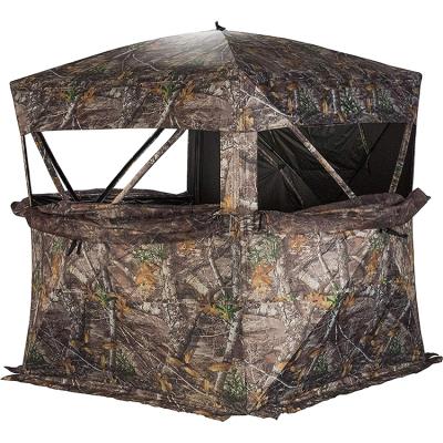 China Hot Selling Waterpoof Amazon Hunting Tents Outdoor Camouflage Blinds Ground Hunting Skin Tents for sale