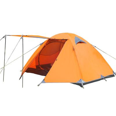 China 2 Person Camping Tent Travel Double Layer Tent Waterproof UV-Resistant Rise Tents For Tourism for sale