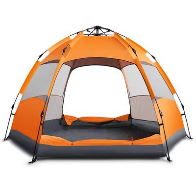 China Waterpoof 2021 IN RUNNING New Design 3-4 Person Tent Quick Easy Installed Dome Pop Up Family Tent For Camping for sale