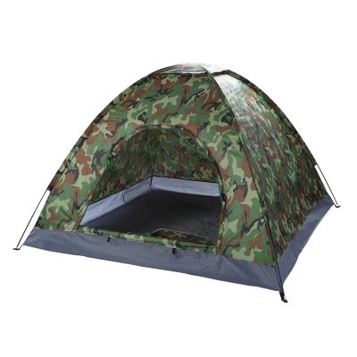 China Outdoor Travel Hiking Camping In Camouflage Tent Running Pop Up Camping Military Tent 3-4 Person Easy Open Play for sale