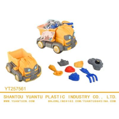 China PP Sand Beach Truck and Plastic Shovel and Tool Sand Mold Toys for sale