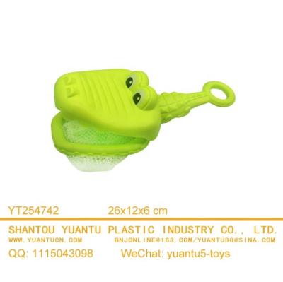 China Plastic PP Baby Bath Toy Crocodile Fishing Net Toy for sale