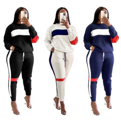 China Amazon Breathable Women's 2 PC 2 Piece Pants Sets Two Piece Casual Women Sets Women Two Piece Set for sale