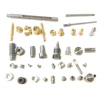 China Solenoid Valve Accessories Zhejiang Customized Micro Machining CNC Turned Milled Rotating Brass Mechanical Parts for sale