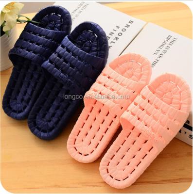 China Wholesale New Design Cheap Bath Slippers Pink PVC Bath Blowing Slippers for sale