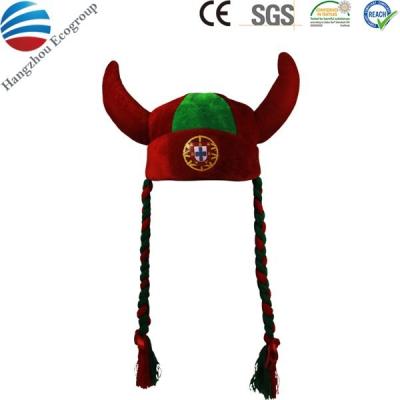 China Festival 2016 character/funny hat crazy hat with hair for sale