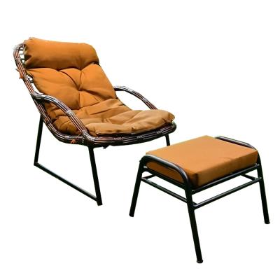 China Contemporary Warm Rattan Recliner Patio Patio Hotel Casual Recliner for sale