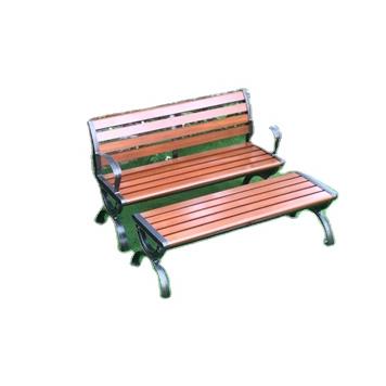 China Factory Price Waterproof Backless Solid Wood Backless Outdoor Garden Chair Park Chair Park Chair for sale