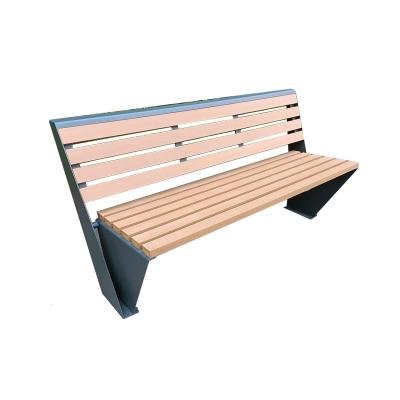 China Durable Cast Metal Products Garden Furniture Outdoor Park Wooden Bench for sale