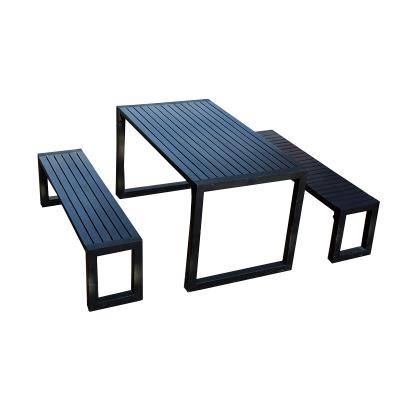 China Durable Factory Professional Made Garden Furniture Modern Wooden Chairs And Table Set for sale