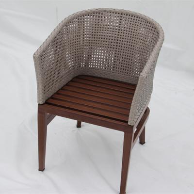 China Modern Outdoor Plastic Rattan Hign Chairs And Table Set For Restaurant for sale