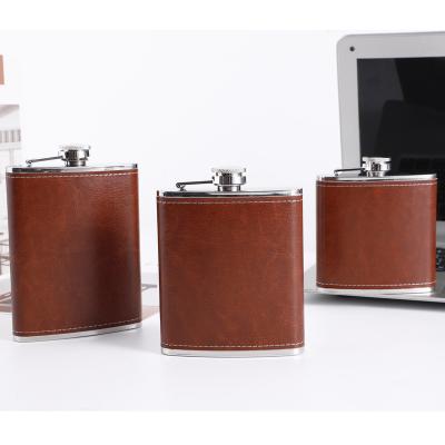 China CLASSIC HOT SALE 6oz Stainless Steel Hip Flask Liquor Whiskey Flask Liquor Container Wine Bottle for sale