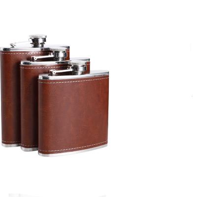 China Industrial Wholesale Hip Flask 7oz Wine Bottle Liquor Flask 200ML Stainless Steel Wine Bottle for sale