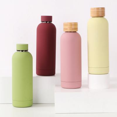 China Wholesale Sustainable Water Bottle Double Wall Thermos Stainless Steel Thermal Vacuum Flask Insulated Sports Bottle 500ml for sale