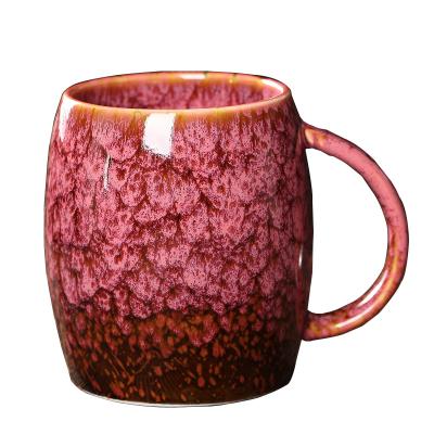 China Retro Viable European Ceramic Mug Coffee Mugs With Handle For Office Coffee Mug Drinking Tea Cups 480ml for sale