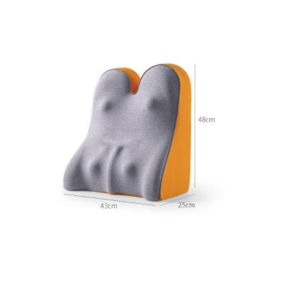 China JOURM Gel Lumbar Cushion Cool Feeling Memory Foam Pillow Lumbar Support Cushion in Customized Color for sale