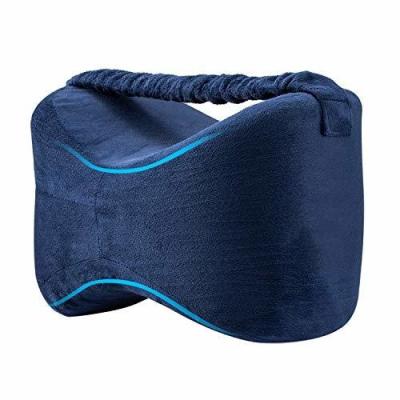 China Filling Material Memory Foam 100% Polyester Leg Position Orthopedic Knee Pillow for Hotel for sale