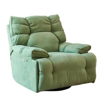 China Best Choice Single-seater Fabric Recliner Sofa with Manual Electric Double Option for sale