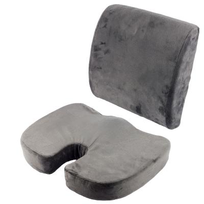 China Lightweight Memory Foam Back Support Cushion for Correct Posture in Car and Office for sale