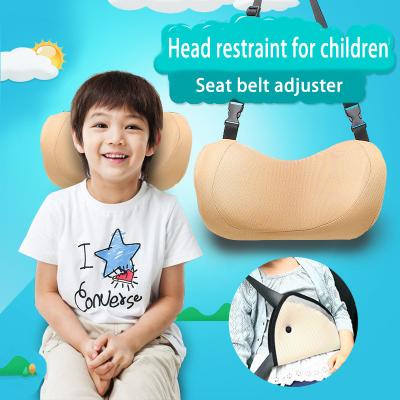 China Soft And Comfortable Kids Cars Memory Foam Pillow For Car Seat Seatbelt Cover For Kids for sale