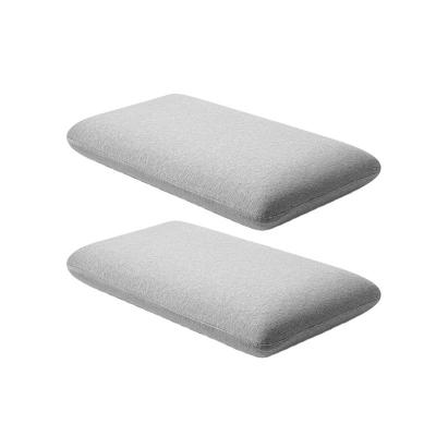 China Solid Pattern Classic Orthopedic Memory Foam Sleeping Pillow for Neck Pain Relief for sale