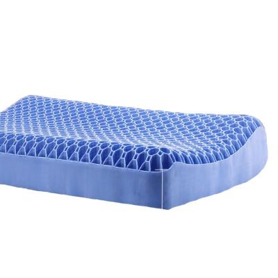 China Custom 3D TPE Pressure Relief Gel Cooling Sleeping Pillow for Sale 3.5kg Rectangle for sale