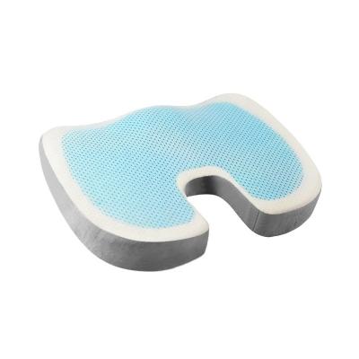 China Material de cobertura de poliéster espuma de memória gel almofada de assento para cadeira no hospital de yoga Spa à venda