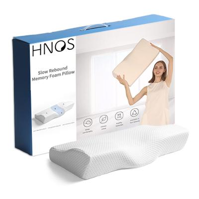 Chine 100% polyester médical ergonomique cervical orthopédique oreiller en mousse de mémoire pour dormir à vendre