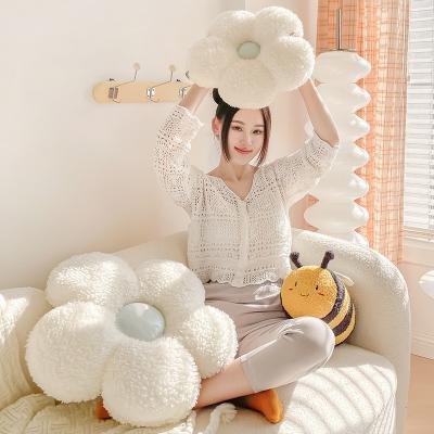 China Woven Multi-Function Decorative Throw Pillows for Living Room Space Cute Flower Cushion for sale