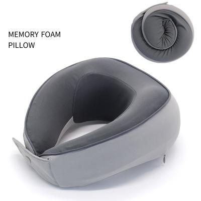 China Memory Foam U-shaped Neck Support Travel Pillow for Airplane Car Train Customization for sale