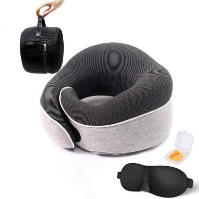 China SAIEN Regalos promocionales apoyar memoria espuma U forma de cuello almohada para viajar cómodamente en venta