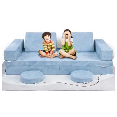 China Modern Playroom Kids Foam Home Decoration Baby Kids Sofa Bed for Kids' Play Furniture for sale