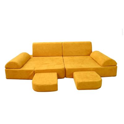 China Custom logo aanvaard Kinders speelgoed sofa set voor moderne familie woonkamer meubels Te koop