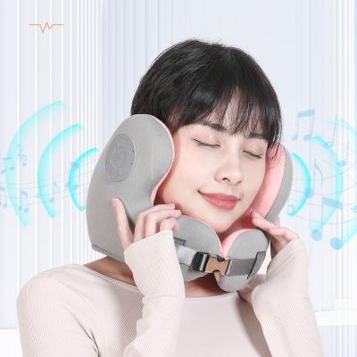 China Memory Foam Neck Pillow with Bluetooth Music Function and Celebrities Pattern Design for sale