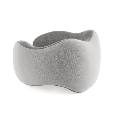 China Airplane Travel Pillow 100% Pure Memory Foam with Eye Mask and Ear Plug Included for sale