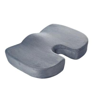 China Büro und Zuhause U-Form Slow Rebound Memory Foam Hüftkissen mit abnehmbarem Deckel zu verkaufen