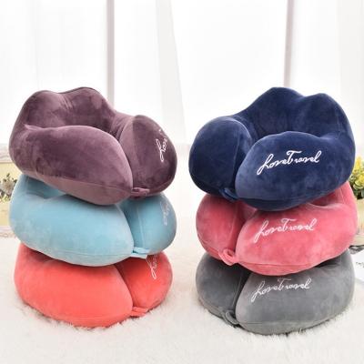 China Fasion Style U-Shape Cervical PP-cotton Travel Pillow for Car Home Office Nap 2023 for sale