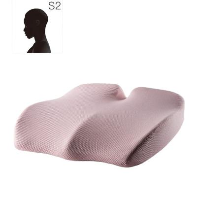 China Adult Coccyx Seat Cushion with Customized Wash Label and Bamboo Charcoal Memory Foam for sale