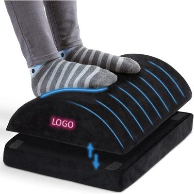 China Ergonomic Office Leg Cushion Non Slip Cover Footrest with Removable and Washable Cover for sale