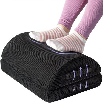 China Non-Slip Soft Velvet Foot Rest Under Desk Cushion Pillow for Ergonomic Office Comfort for sale