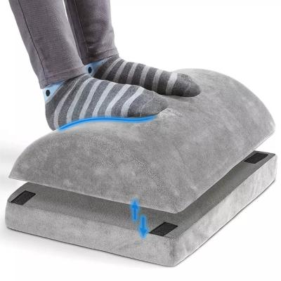 China Under Desk Memory Foot Rest with Adjustable Height and Multi-functional Features for sale