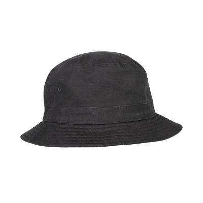 China Wholesale Custom Nylon Dobby Simple Gray Bucket Hat for sale