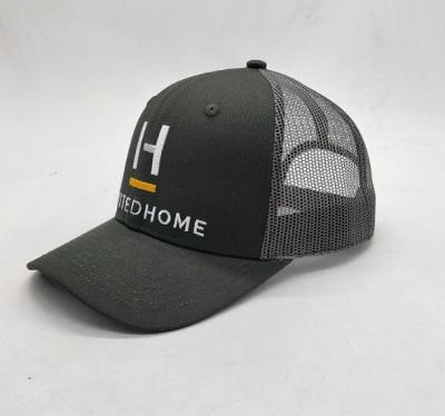 China JOINT Promotional Design Your Own Logo Red White Mesh Trucker Hat Plain Mesh Hat for sale