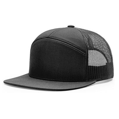 China JOINT Manufacture Custom 7 Panel Snapback Trucker Hat Hats for sale