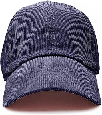 China JOINT JOINT Women's Baseball Hats Vintage Corduroy Daily Casual Stylish Baseball Cap Plaid for sale