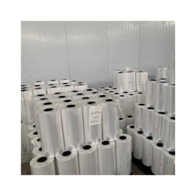 China Double Page Moisture Proof POF Polyolefin Shrink Plastic Wrapping Film Roll for sale