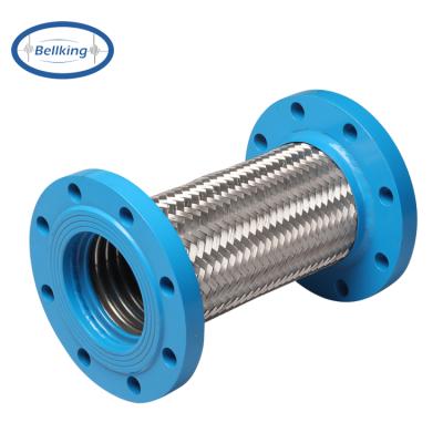 China Link pump with tube braided stainless steel flexible connector flanged for vibration damper for sale